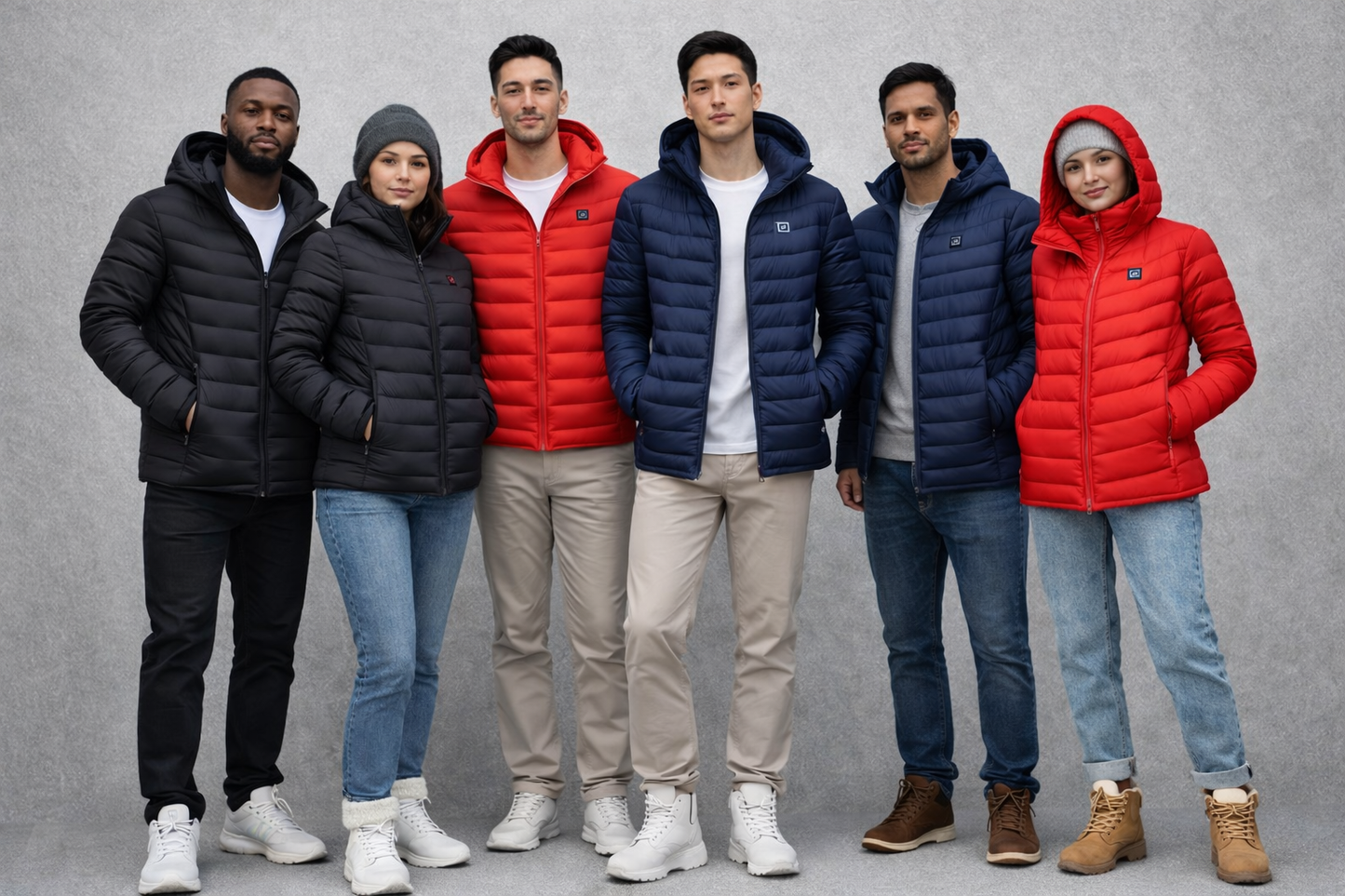 GenziMart™ Smart Heated Jacket  (Multi-Zone heating Options) | Unisex Winter Thermal Jacket