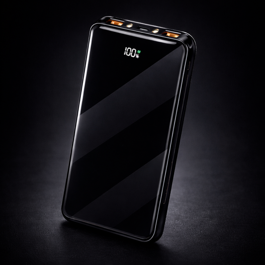 10,000mAh Fast Charging Power Bank (22.5W) – PD USB-C, Dual USB, Airline-Safe, LED Display